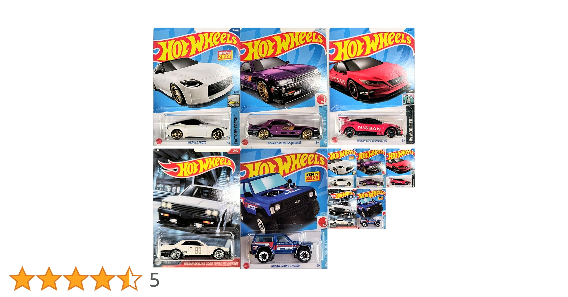 Hot Wheels ミニカー オリジナル車　約40台セット Amazon | Hot Wheels 日産5台セット | ミニカー・ダイキャスト